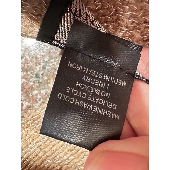 Gold Shimmer Fringe Cardigan Step In Style Poncho Gold Sz XL - Picture 5 of 8